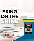Disinfecting Electronic Wipes For Screens And Devices Keep Your Gadgets Clean On Laptops Computers Tablets And TVs With A Safe Quick Dry Formula And Wipe Then Air Dry Convenience For Non Porous Surfaces package next to laptop on table