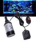 Heavy Duty Cordless Submersible Sump Pump Slurps Up Standing Water In A Flash While Its Brushless Motor Runs Cool And Handles Flood Cleanup Effortlessly All Day Long, showing pump with power switch and connection.