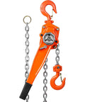 1.5 Ton Manual Lever Chain Hoist With 3300 Lbs Capacity 10 Ft Come Along G80 Galvanized Chain Weston Double Pawl Brake