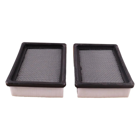 2 Pack Dust Panel Filter 1037822 Pro Grade Replacement Compatible With Tennant Nobles EZ Rider, two filters on a white background