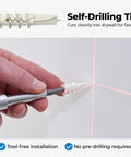 Demonstration of Self Drilling Drywall Anchors With Screws for Quick Easy DIY Install No Pre Drill Wall Anchor Kit in use