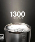 Vision HD Extra Performance LED Flashlight With Digital Focus Rugged Beast Mode Bright Light showing 1300 lumens output