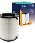 LV-H133 Replacement Filter Kit For Levoit Tower Air Purifier, H13 Grade Main Filter With Activated Carbon shown with packaging