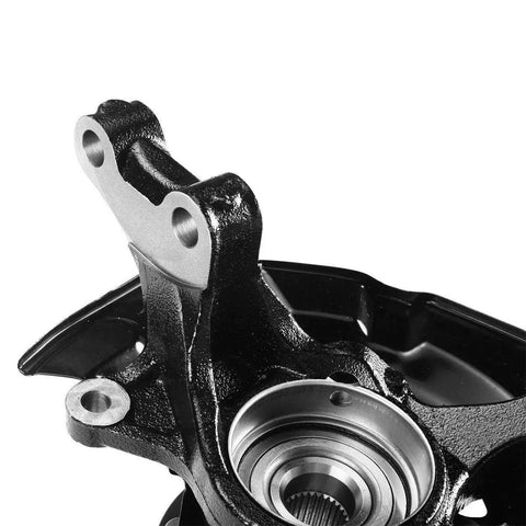 Built Rugged Front Wheel Hub And Bearing Assembly For 2005-2011 Toyota Avalon V6 Sedan close-up of bearing and assembly detail.