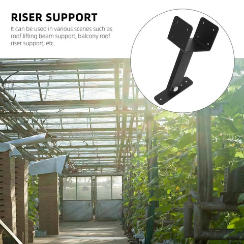 Straight Up Genuine Quality Stainless Steel Pergola Bracket To Level Up Patio Covers With This Heavy Duty Roof Riser Hardware Built Different For Premium Outdoor Deck Layouts in greenhouse setting.