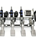 4 Pedal Tire Changer Foot Control Assembly With Heavy Duty Steel Frame And Aluminum Pedals Pneumatic Air Valve System Replacement