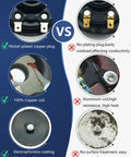 Comparison of Heavy Duty 12V Car Horn With Rock Solid Waterproof Dual Tone Setup For Trucks featuring durable materials.
