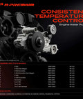 Heavy Duty Engine Water Pump With Gasket And Seal Built Tough For E150 E250 F150 Truck And Econoline Van 4.2L V6 close-up view.