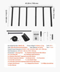 Keep Your Sick Gear Organized With This Heavy Duty Surfboard Wall Mount Vertical Paddle Board Rack dimensions and accessories layout.