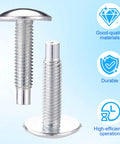 Roll With These Top Shelf 18 Piece Load Center Cover Replacement Screws Designed For Electrical Panels Compatible With Square D Siemens Qo Homeline Murray Heavy Duty Steel Hardware To Nail Down Any Breaker Box Task Flawlessly, showing high-quality zinc plated steel screws.