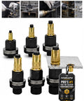 Built Damn Tough M3 Through M12 Rivet Nut Tool Kit features GCR15 steel mandrel heads for auto and metalworking repairs.