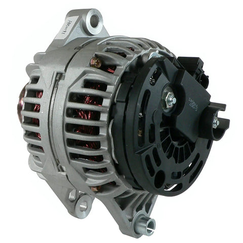 Road Ready Heavy Duty Replacement Alternator For Dodge Ram 5.9 Liter Pickup 1999 To 2002 Direct Fit 136 Amp External Regulator side view
