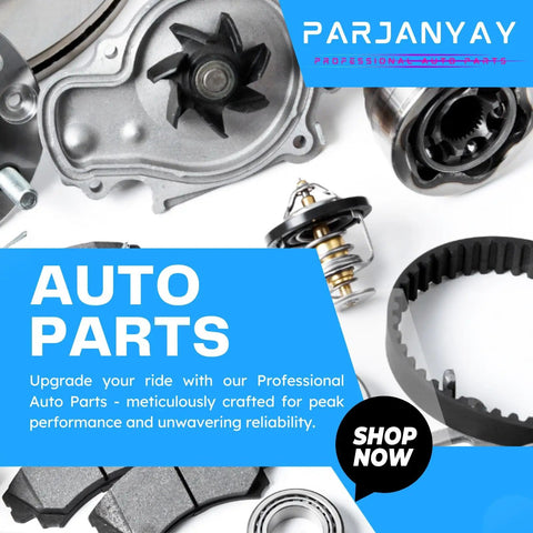Assorted auto parts including cooling components and brake pads for vehicle maintenance and repair.