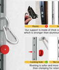 Adjustable Resistance Band Wall Anchor For Quick Home Gym Flex And Space Saving Workouts showing a carbon steel rail, hook, and locking features.
