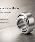 GEG25C Radial Spherical Plain Bearing 25x47x28mm adapts to motion, suitable for stable low-speed duty applications.
