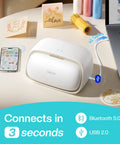 S501 Vinyl Cutter Machine Portable Plotter for DIY sticker making and vinyl crafts with Bluetooth 5.0 and USB 2.0 connectivity.