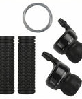 21 Speed Twist Shifter Set With Left And Right Revoshift Grips For Mountain And Hybrid Bikes 3x7 Gear System Includes Cable