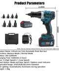 Heavy Duty Dual Purpose Cordless Electric Rivet And Nut Gun Tool Featuring Smart Memory Chip And Amped Up Lithium Pack For Rapid M Series Fastening Jobs Zero Drama with battery and accessories.
