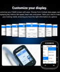 Color Touchscreen GPS Bike Computer CS600 Wireless IPX7 Waterproof Cycling GPS Speedometer with customization display options