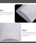 Close-up of EPE cushion foam bag texture, part of 100 Pack White EPE Cushion Foam Bags For Packing And Moving, Anti Tear and Pressure Resistant.