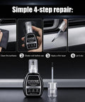 Slick Silver Rim Paint Restores Your Tight Chrome Tone Rims With High Gloss Coverage That Handles Stubborn Scratches And Shields Against Road Grime Everyday, showing repair steps.