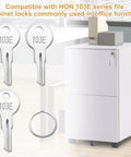 103E File Cabinet Keys Replacement Pack For Office Cabinets And Desk Drawers Universal 103E Key Set with cabinet