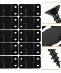 Tough As Nails Stainless Steel Keyhole Brackets, 10 Sets Of Interlocking Frame Hangers And Heavy Duty Mirror Clips for wall mounting.