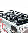 Roof rack and LED lights on RockVan RC Crawler One Eighteenth Scale With Two Speed Transmission And All Metal Gears Ready To Run Evolved