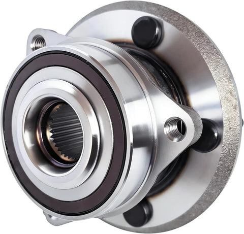 Durable Front Wheel Hub Bearing Assembly For Jeep Grand Cherokee 2011 2021 2Wd Oem Equivalent 513324 close-up angle showing sturdy design.
