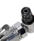 Close-up of the bendable 90-degree pivot head of Hella Versatile 1/4 Inch Air Angle Die Grinder with aluminum body.