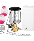 Portable Propane Gas Lantern For Camping With Copper And Stainless Steel Construction, lightweight tent light, accessories included