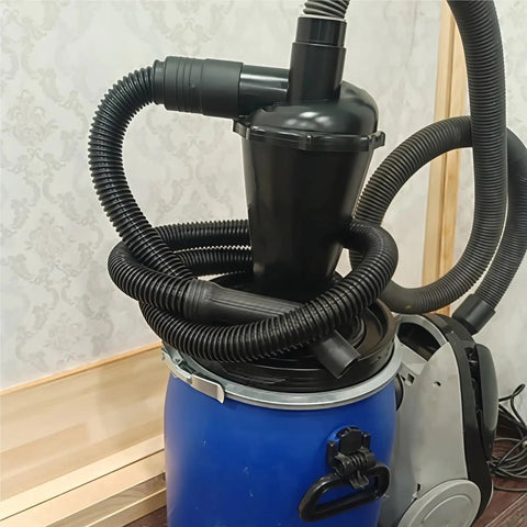 Dual Purpose Turbo Cyclone Dust Separator For Vacuum Cleaners Heavy Duty Woodworking Dust Collection System with flange mount