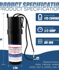 Heavy Duty Hard Start Capacitor for AC Compressor, 6.5in tall, rated 115-288VAC, boosts startup torque for HVAC efficiency.