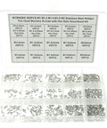 TopShelf Phillips Pan Head Machine Screws And Hex Nuts Metric Assortment Kit Featuring 850Pieces Of JobsiteGrade Stainless Steel Hardware.