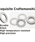 Beefy 2 Sets NTA1220 Thrust Needle Roller Bearings with Washers shown, highlighting durability and precision for machinery use.