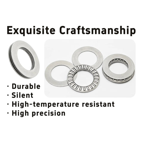 Beefy 2 Sets NTA1220 Thrust Needle Roller Bearings with Washers shown, highlighting durability and precision for machinery use.