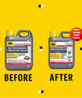 MP90 ECO Xtreme Natural Look Stone Sealer And Stain Protector For All Natural Stone And Polished Porcelain Tile Grout Eco Friendly Water Based Hydrocarbon Solvent Free LEED Friendly 1 Qt. before and after label change