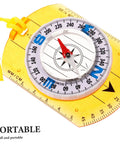 Orienteering Compass Pointer For Outdoor Navigation And Survival Hike Ready Compact Hiking Tool For Camping Lightweight Map Compass