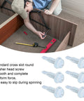 Person using No Pre Drilling Needed Self Drilling Screw Kit 4.8x19mm Zinc Plated Carbon Steel Fasteners for wood assembly