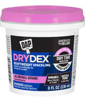 DryDex Spackling Wall Repair Patch Kit With Pink To White Dry Time Indicator 8 Oz container with label details.