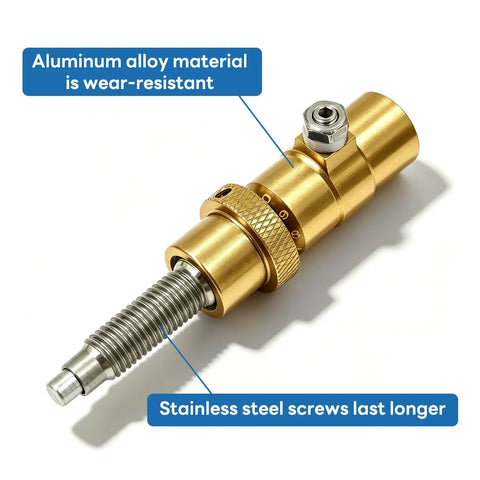 Adjustable Magnetic Arrow Rest And Cushion Plunger For Bows Featuring Slick Aluminum Rebound Mechanics For Zero Drag Accuracy Left Or Right Hand Setup To Nail Your Shots Dead Center, showcasing aluminum alloy and stainless steel screw design.