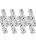 Heavy Duty Glass Door Pulley Rollers With Double Bearing And 5mm Steel Core For Smooth As Silk Wardrobe Glide, eight metal rollers