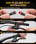 Installation steps for Dual Action Ebike Brake Levers With 2 Pin Connector And 2 Wires For Electric Bicycles And Scooters.