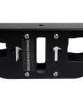 Heavy Duty Wall Mount Bike Rack Storage Holder For Two And Quarter Inch Hitch Receivers secure black metal frame design.