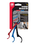 Locknut Wrench Set 3 Piece Assorted Color Coded Handles For Tight Spaces UL Locknut Compatibility Easy Identification And Use