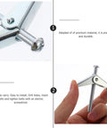 Heavy Duty Drywall Toggle Bolt Kit With Wing Nuts 20 Pack for mounting TVs, mirrors on walls, close-up of expansion anchor in use.