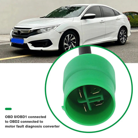 Keep Your Ride Cruising With This OBD1 To OBD2 Alternator Adapter Jumper For Honda Civic And Acura Models 1988 To 1995 close-up of connector