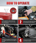How to operate the Straight Up Professional Automotive Smoke Machine With Integrated Pressure Gauge For Finding And Sealing Sneaky EVAP Fuel And Exhaust Leaks On DC12v Rigs.