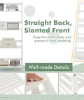 Top Notch Four Tier Bamboo Ladder Shelf Game Changer Plant Stand And Bulk Storage Rack No Sweat Freestanding Organizer showing slanted front design.