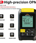Tough As Nails All In One Fiber Optic Tester With Optical Power Meter and Visual Fault Locator, compact screen display features.